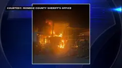 Several boats catch fire at marina near Key Largo; no injuries