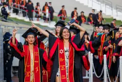 Pomp, circumstance and a drone show: USC shakes up its graduation a year after turmoil